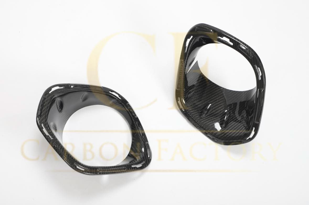 Carbon Fibre Fog Light Trims for BMW F55 F56 Mini Cooper S & JCW 14-22