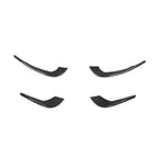 Carbon Fibre Front Bumper Canards for Audi A4 B9 S Line & S4 19-22