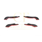 Carbon Fibre Front Bumper Canards for Audi A4 B9 S Line & S4 19-22