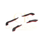 Carbon Fibre Front Bumper Canards for Audi A4 B9 S Line & S4 19-22