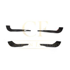 Carbon Fibre Front Bumper Canards for Audi A4 B9 S Line & S4 19-22
