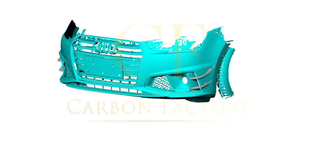 Carbon Fibre Front Bumper Canards for Audi A4 B9 S Line & S4 19-22