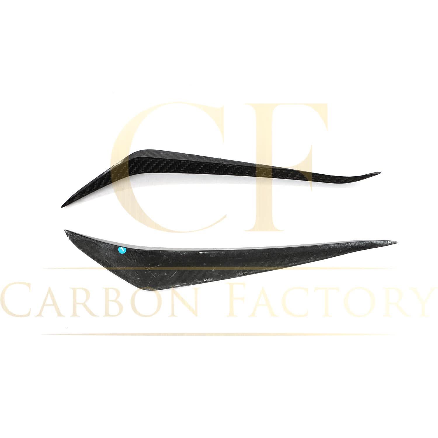 Carbon Fibre Front Bumper Canards for Porsche Boxster & Cayman 718 16-21