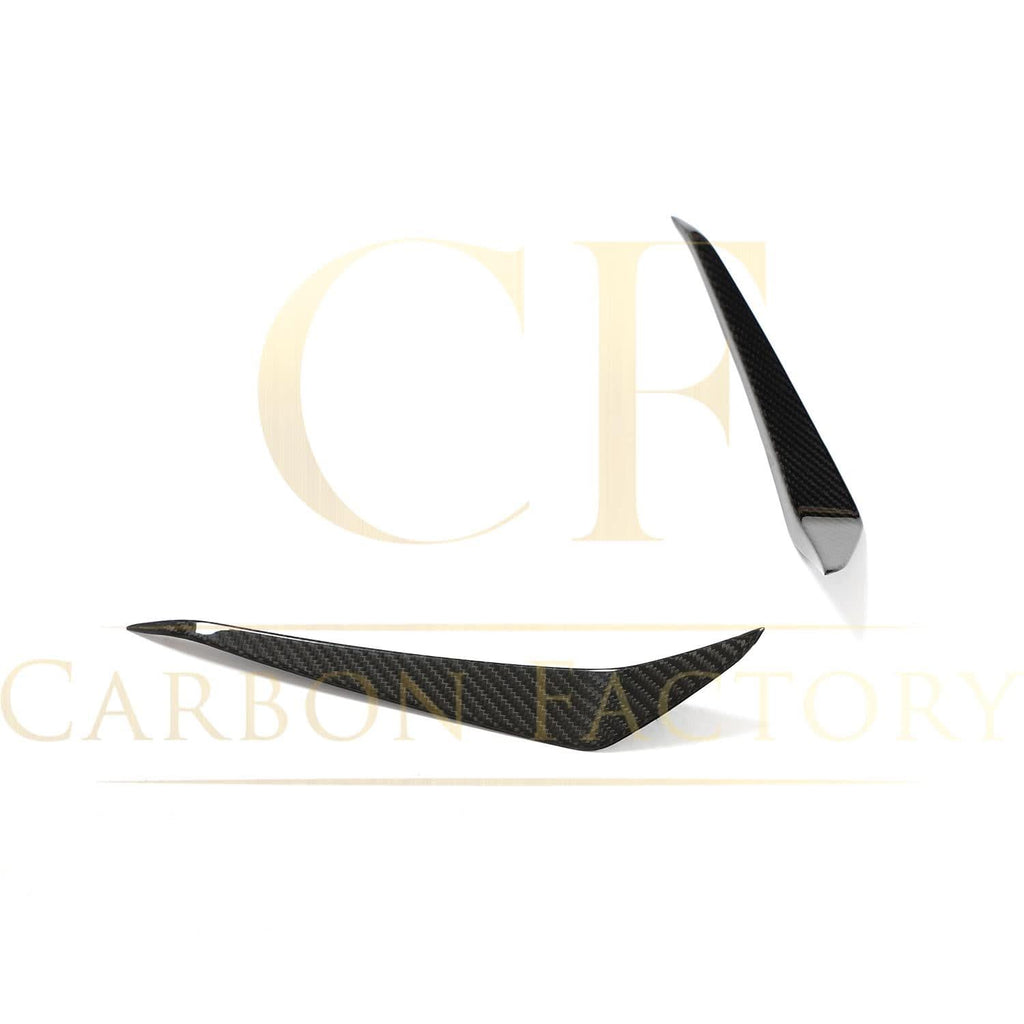 Carbon Fibre Front Bumper Canards for Porsche Boxster & Cayman 718 16-21