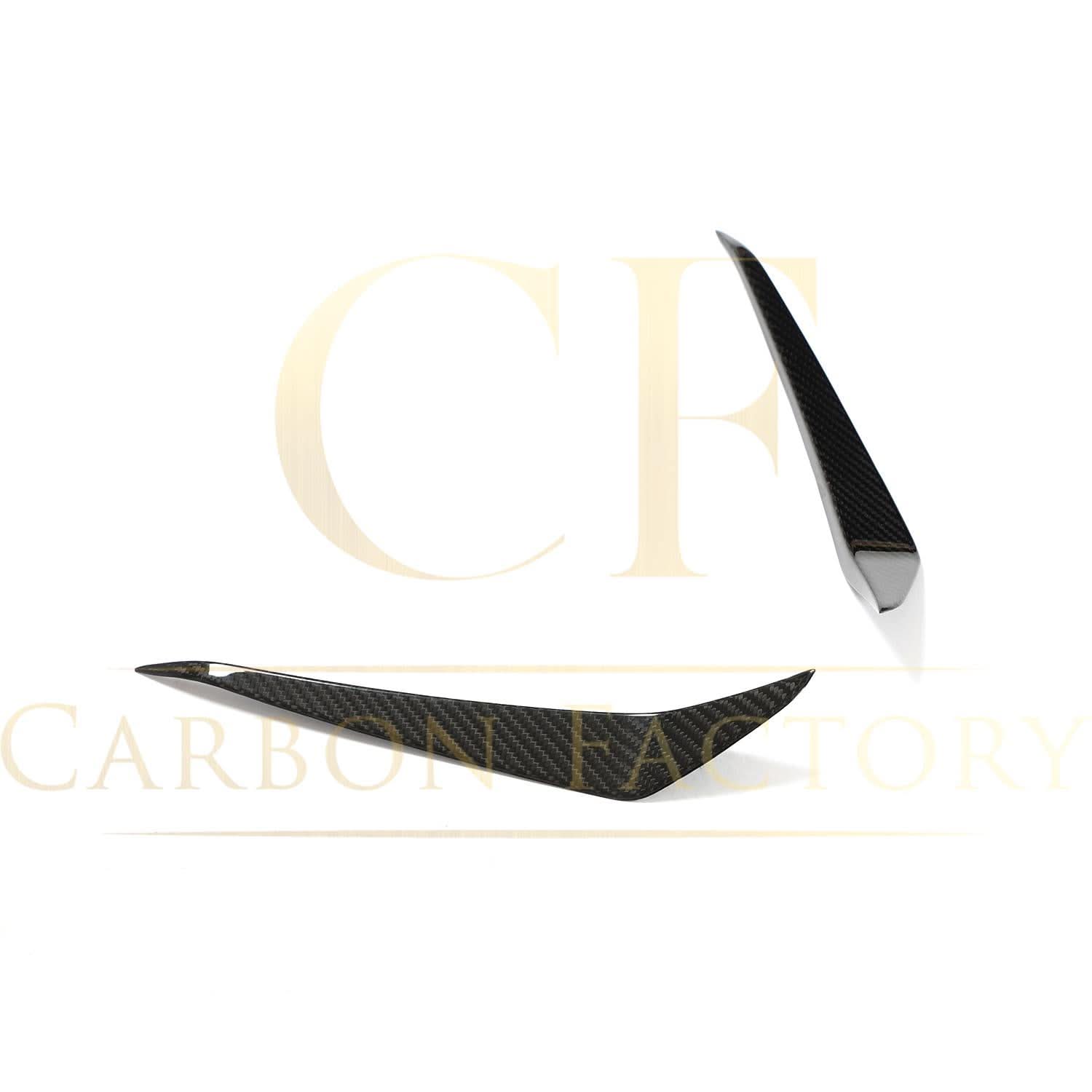 Carbon Fibre Front Bumper Canards for Porsche Boxster & Cayman 718 16-21