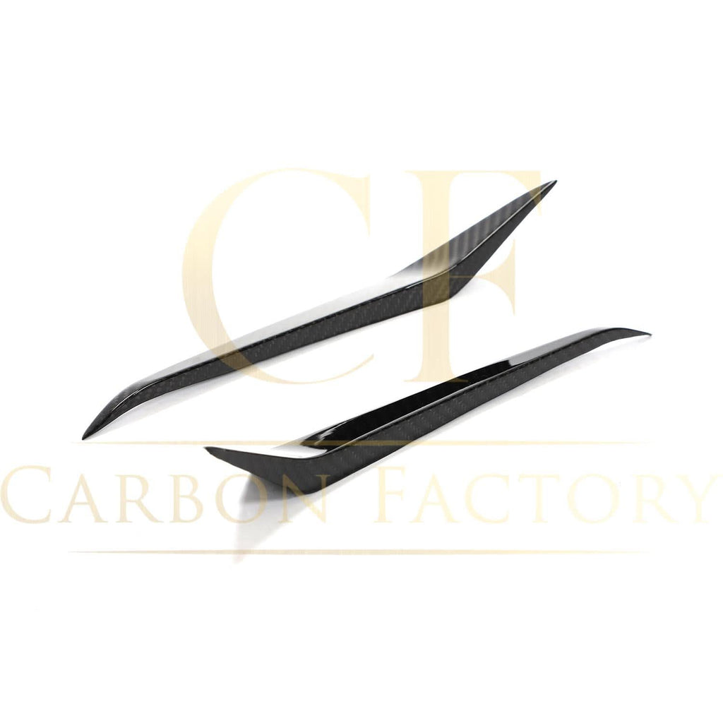 Carbon Fibre Front Bumper Canards for Porsche Boxster & Cayman 718 16-21