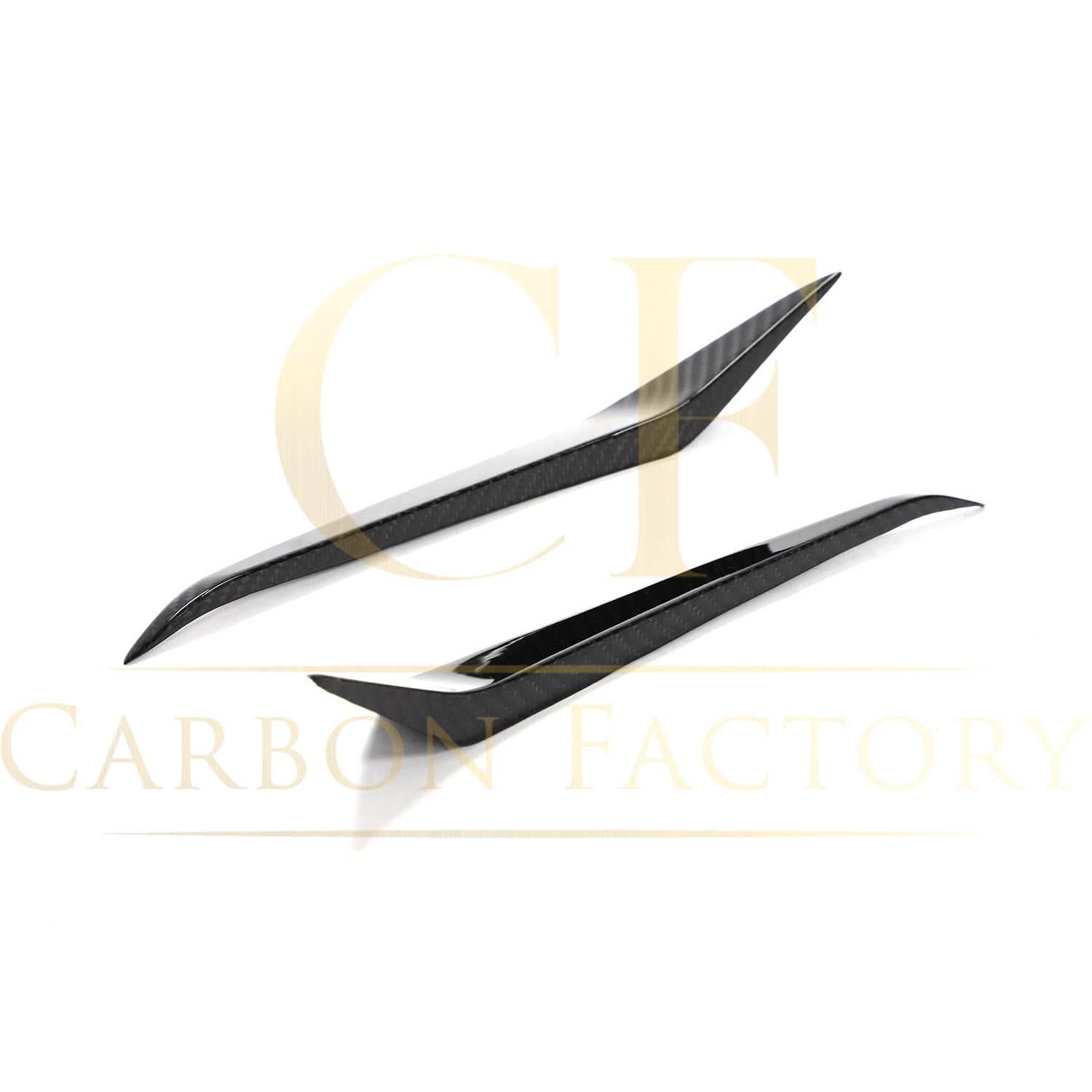 Carbon Fibre Front Bumper Canards for Porsche Boxster & Cayman 718 16-21