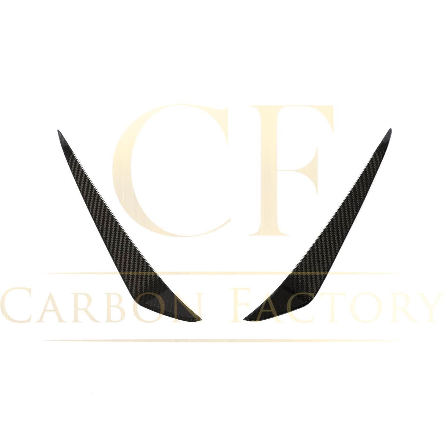 Carbon Fibre Front Bumper Canards for Porsche Boxster & Cayman 718 16-21