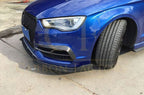 Carbon Fibre Front Bumper Trims for Audi A3 S Line S3 Saloon 13-15
