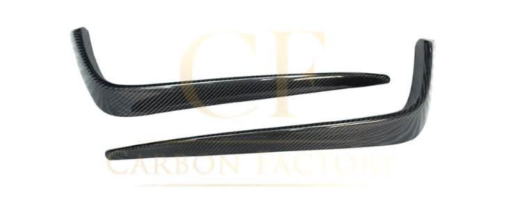 Carbon Fibre Front Bumper Trims for Audi A3 S Line S3 Saloon 13-15
