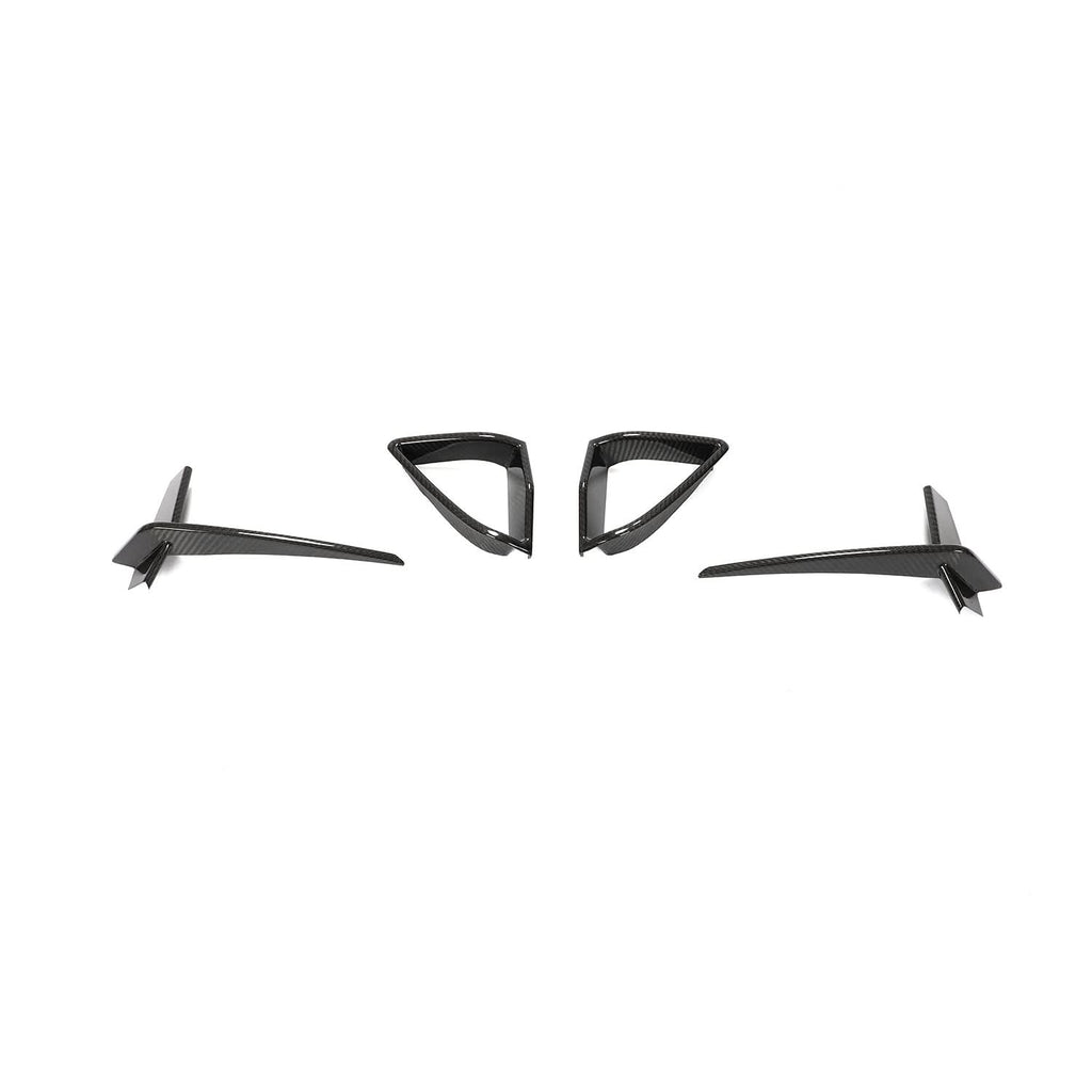 Pre-preg Carbon Fibre Front Bumper Trims for BMW G14 G15 G16 8 Series 18-21