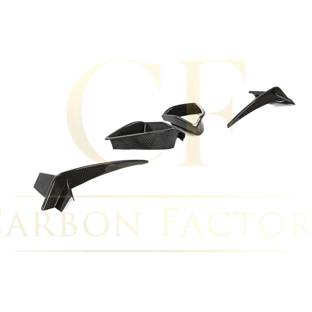 Carbon Fibre Front Bumper Trims for BMW G14 G15 G16 8 Series 18-21