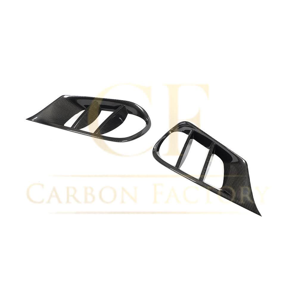 Carbon Fibre Front Bumper Trims for Mercedes Benz W212 E Class 14-17