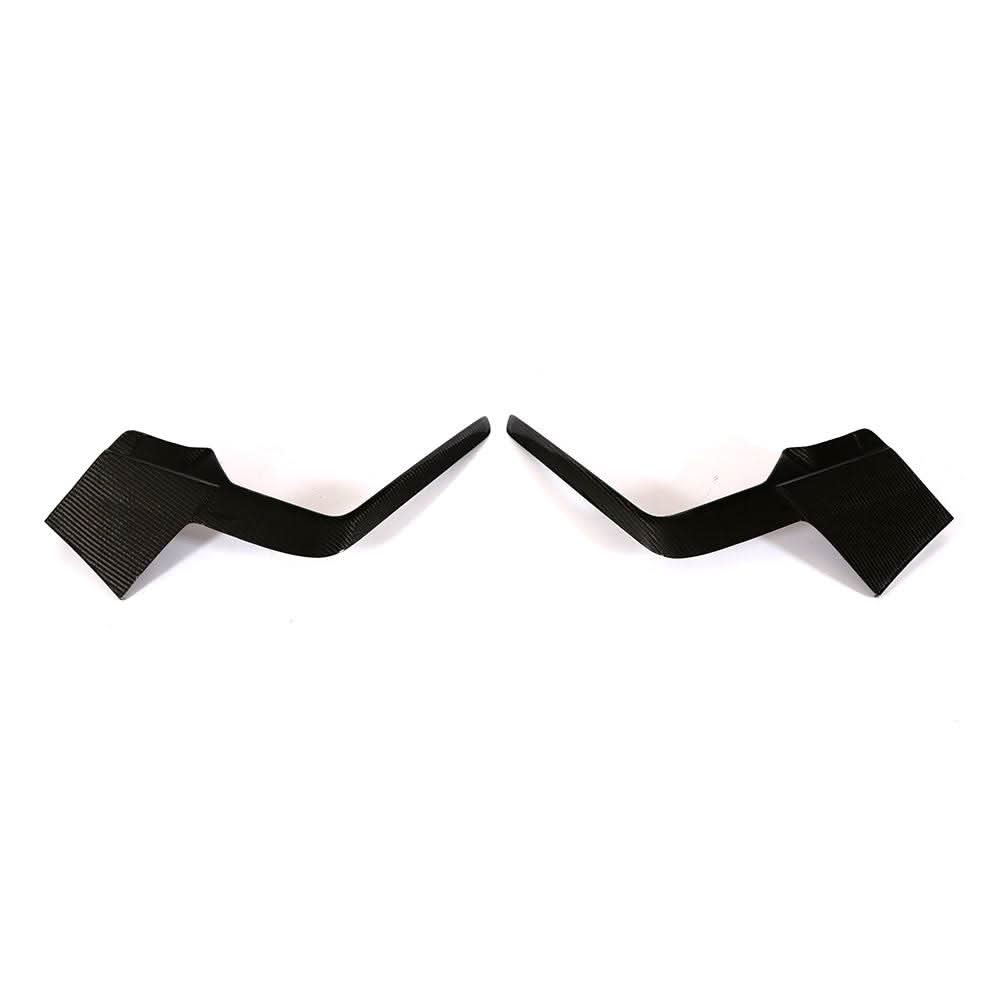 Carbon Fibre Front Bumper Trims for VW Golf MK7.5 R 18-20