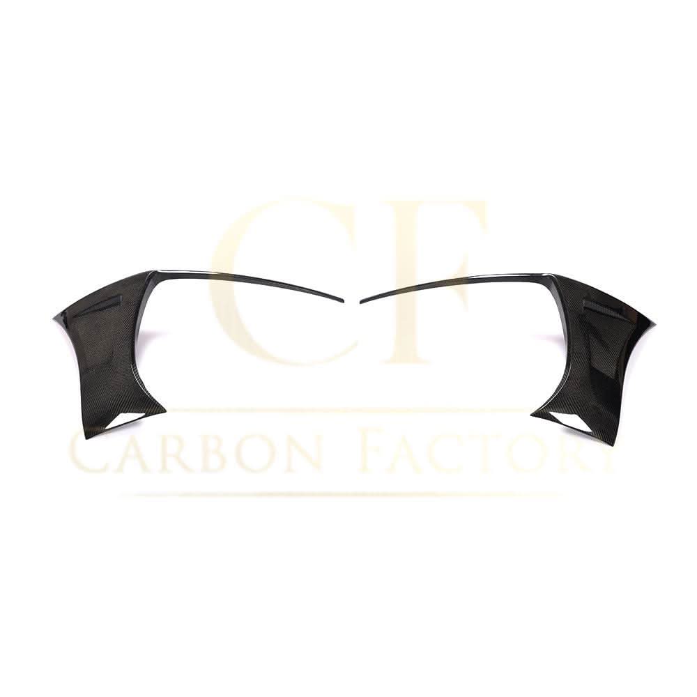 Carbon Fibre Front Bumper Trims for VW T6 Multivan 15-20