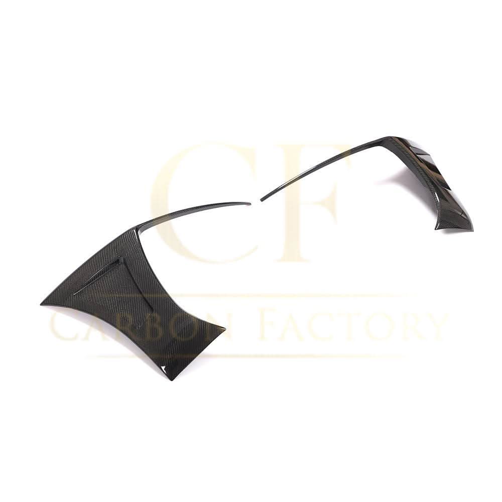 Carbon Fibre Front Bumper Trims for VW T6 Multivan 15-20