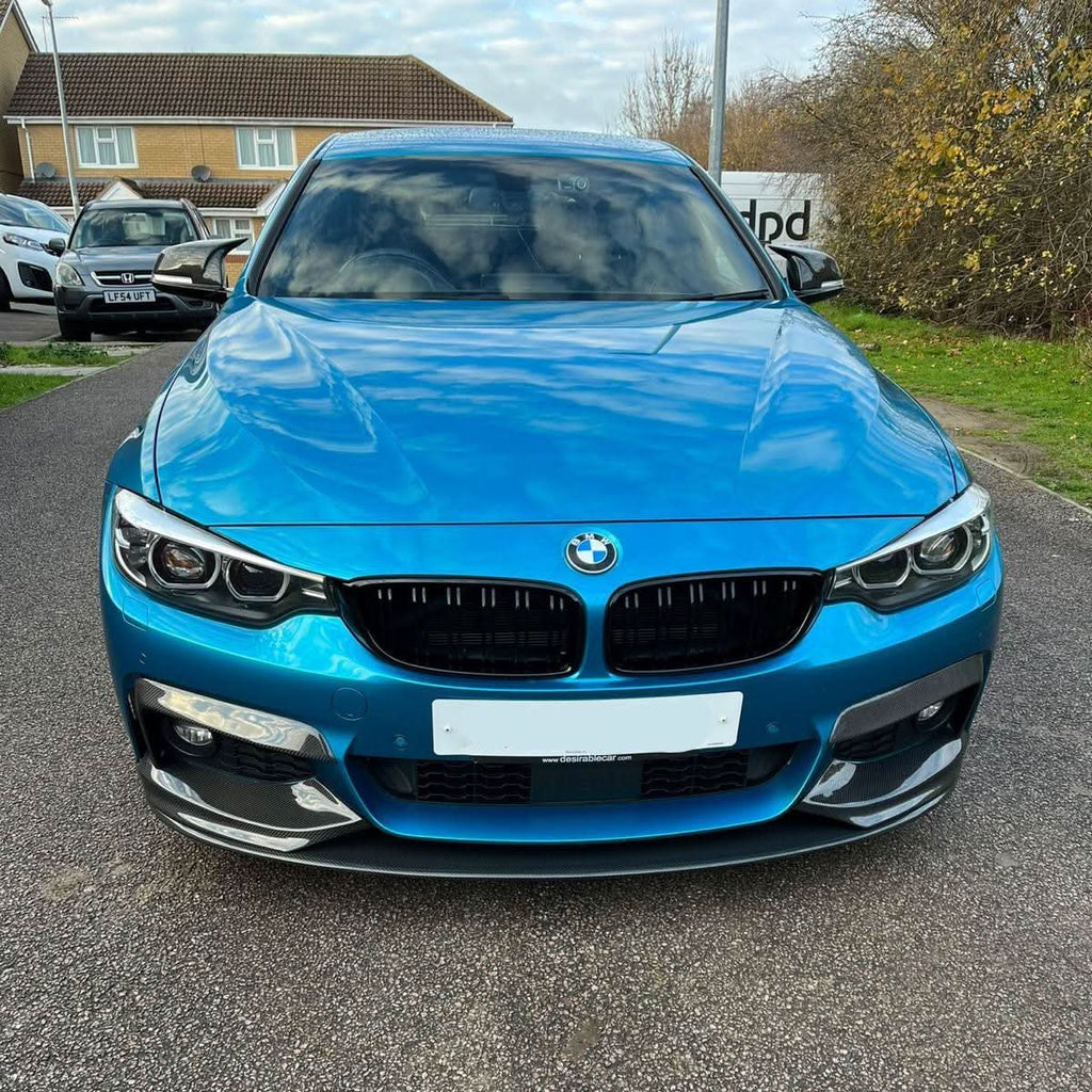 Carbon Fibre Front Bumper Upper Trims for BMW 4 Series F32 F33 F36 2014-2020