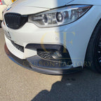 Carbon Fibre Front Bumper Upper Trims for BMW 4 Series F32 F33 F36 2014-2020
