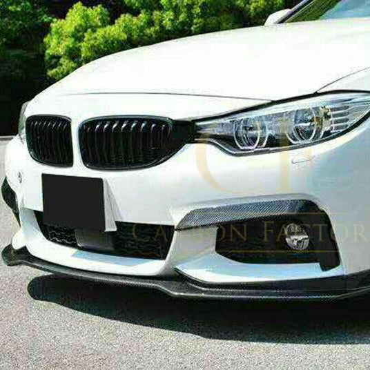 Carbon Fibre Front Bumper Upper Trims for BMW 4 Series F32 F33 F36 2014-2020