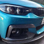Carbon Fibre Front Bumper Upper Trims for BMW 4 Series F32 F33 F36 2014-2020