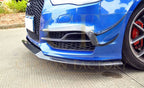 Carbon Fibre Front Canard Set for Audi A3 S Line S3 Saloon 13-15