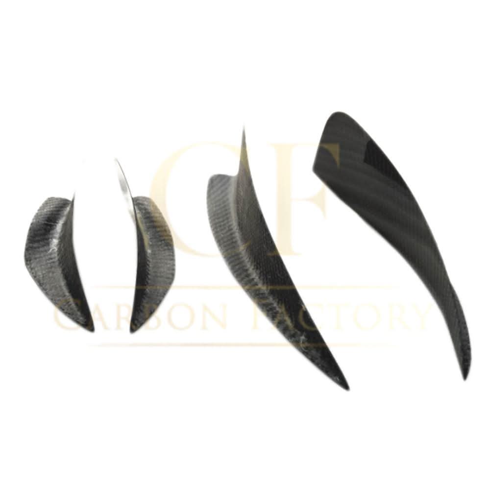 Carbon Fibre Front Canard Set for Audi A3 S Line S3 Saloon 13-15