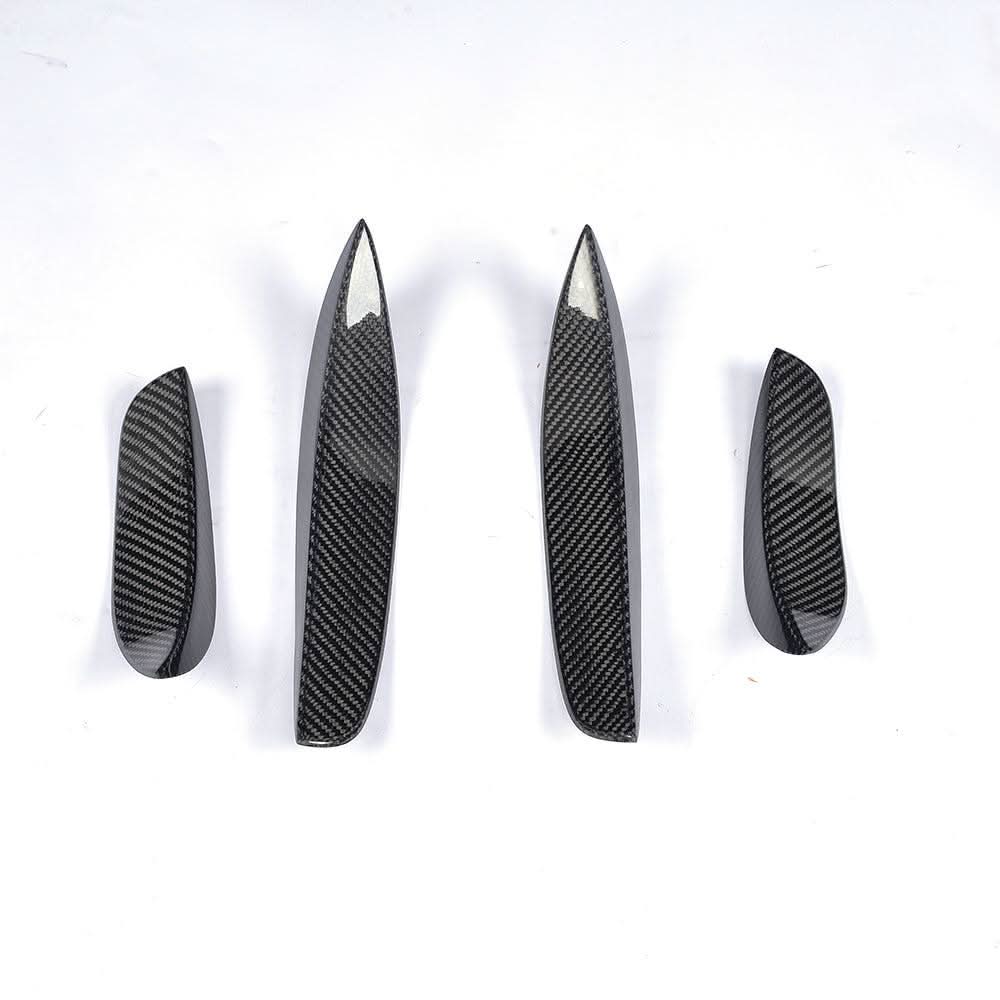 Carbon Fibre Front Canard Sets (4 Pieces) for Mercedes W205 C63 15-18