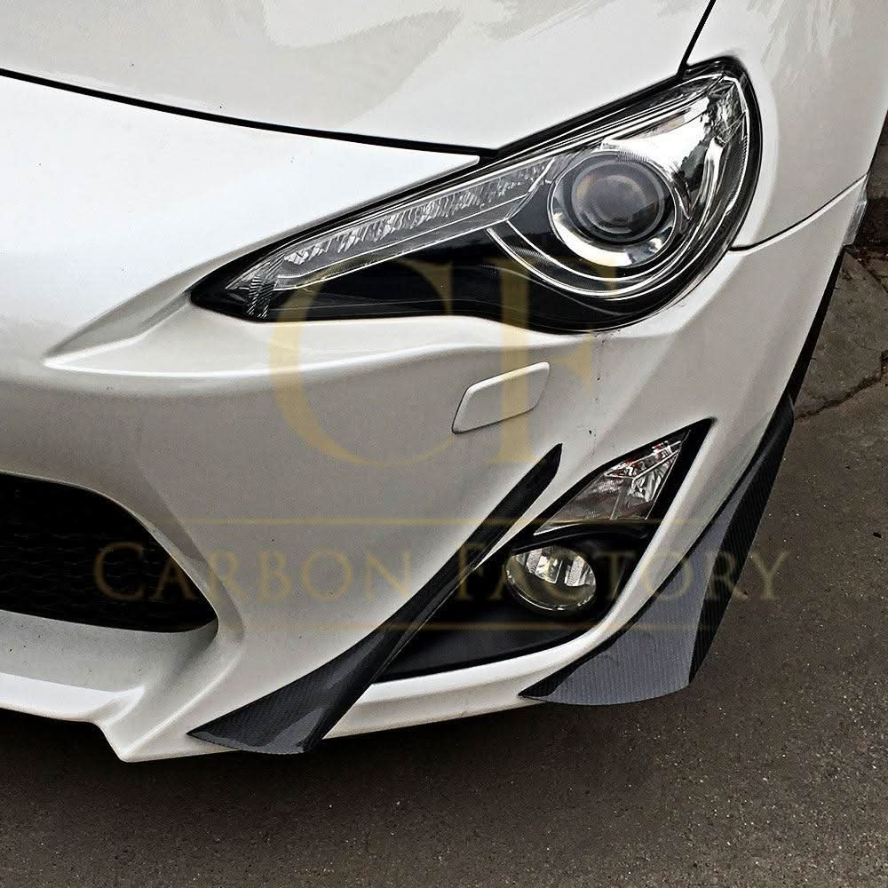 Carbon Fibre Front Canards for Toyota GT86 12-20