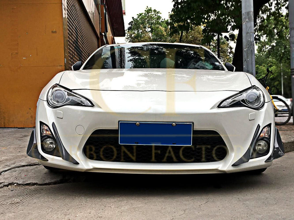 Carbon Fibre Front Canards for Toyota GT86 12-20