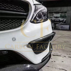 Carbon Fibre Front Canards Sets for Mercedes W205 C Class AMG 15-18
