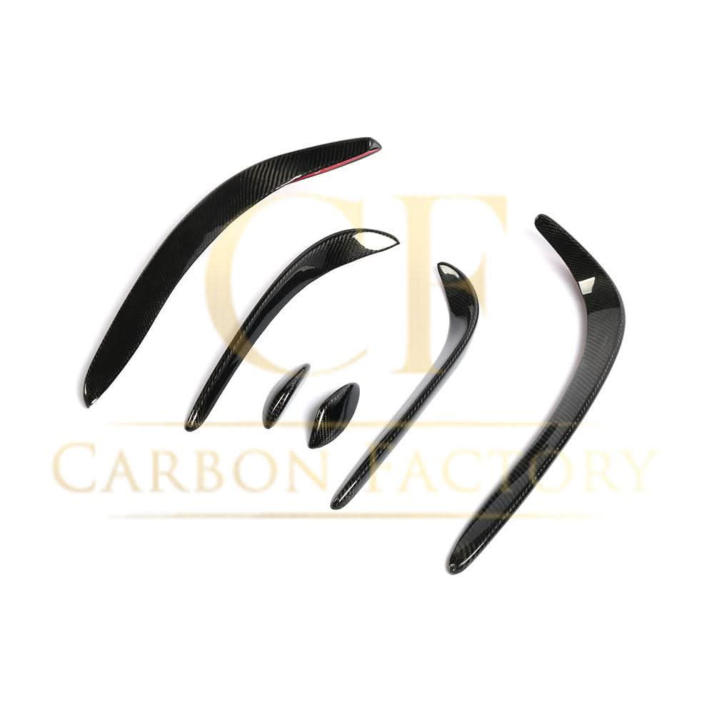 Carbon Fibre Front Canards Sets for Mercedes W205 C Class AMG 15-18