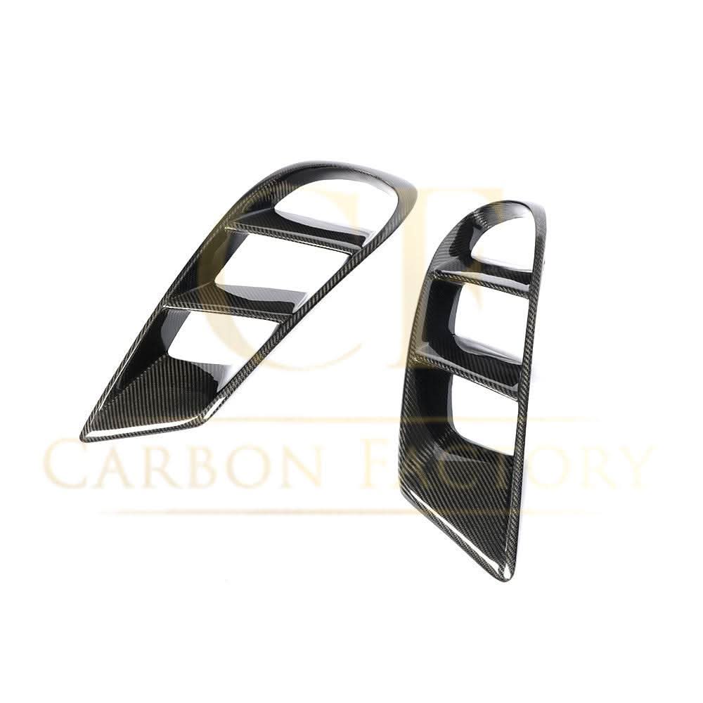 Carbon Fibre Front Fog Light Trims for Mercedes C218 CLS 15-18