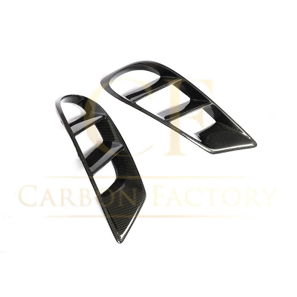 Carbon Fibre Front Fog Light Trims for Mercedes C218 CLS 15-18