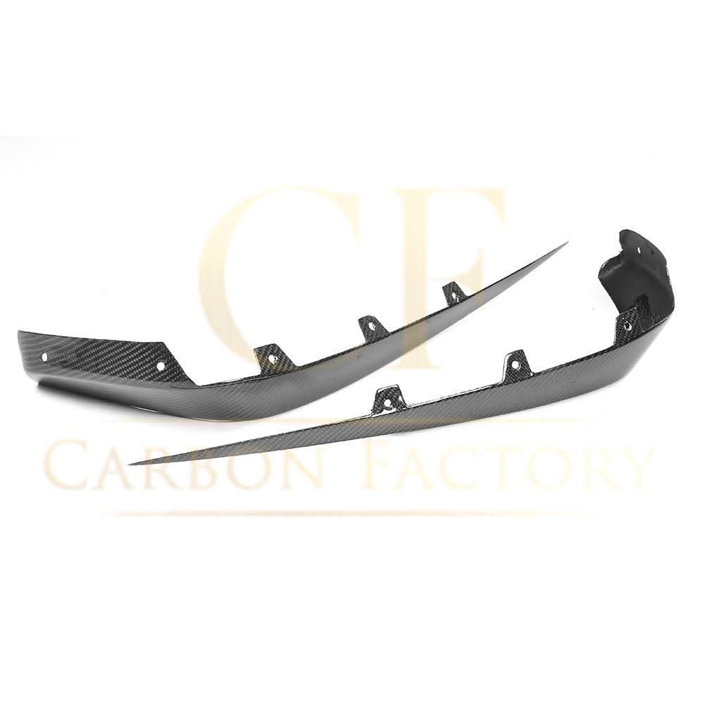 Carbon Fibre Front Side Grille Trim for Mercedes C218 CLS 15-18