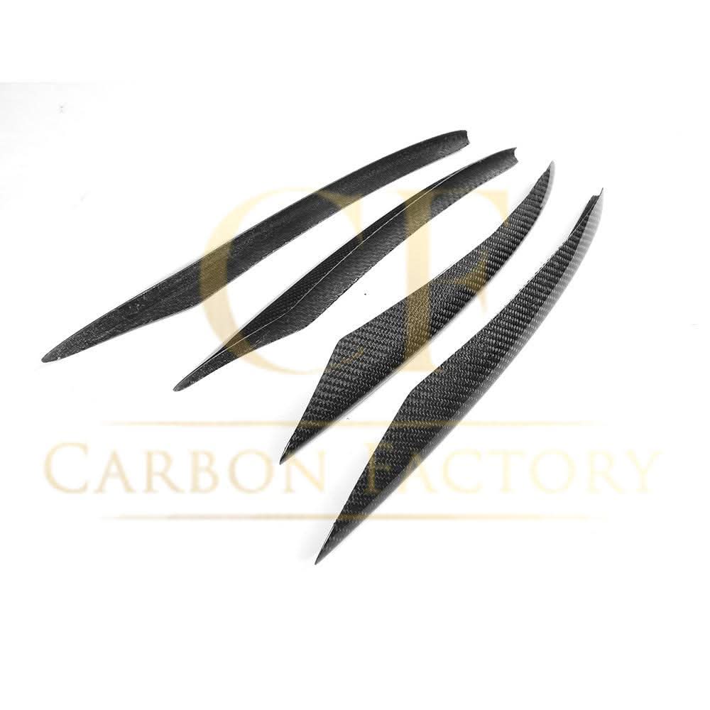 Carbon Fibre Front Side Grille Trims for Mercedes W213 E Class Saloon 16-20