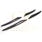 Carbon Fibre Front Side Grille Trims for Mercedes W213 E Class Saloon 16-20