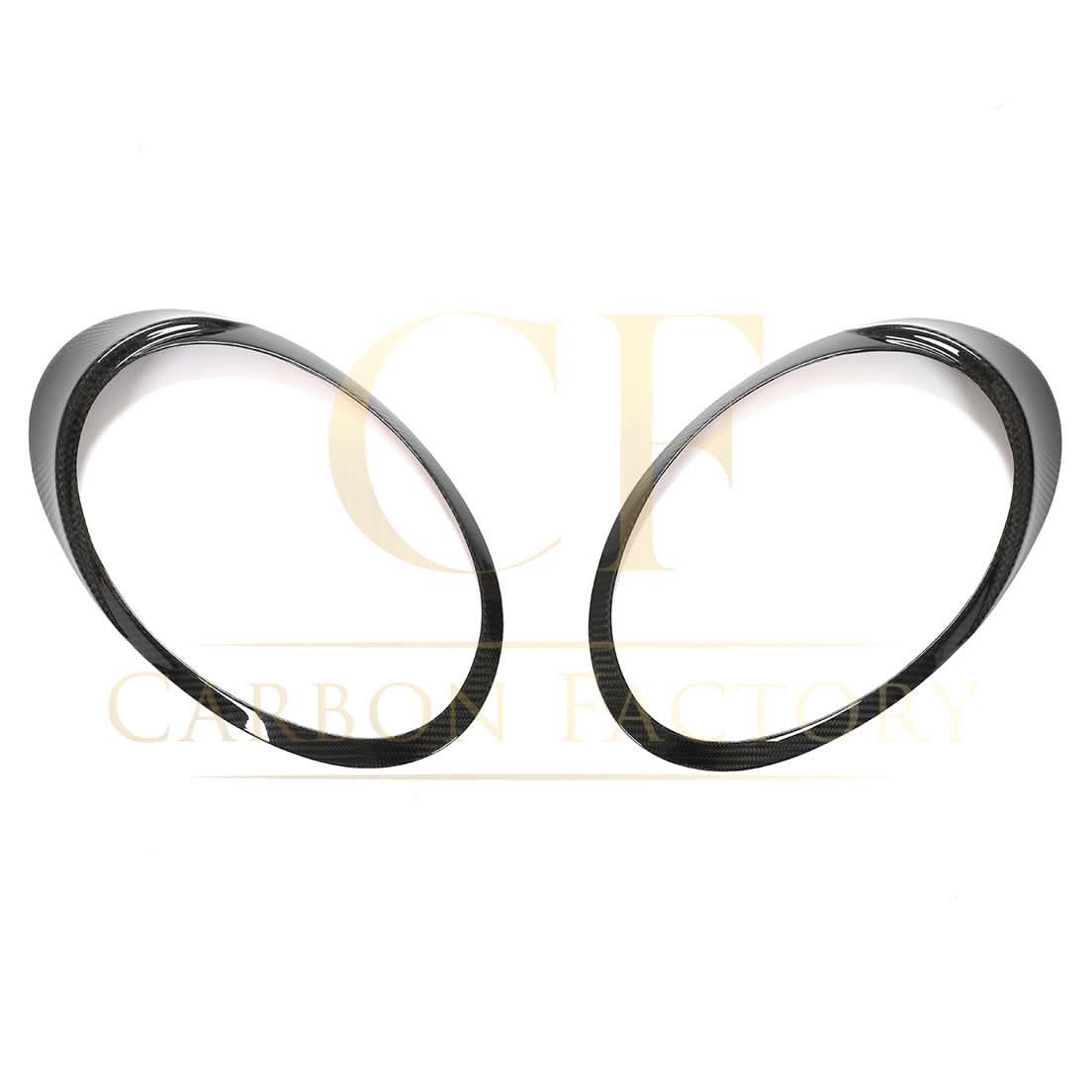 Carbon Fibre Headlight Trims for Porsche 911 992 Carrera & Targa 19-22