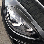 Carbon Fibre Headlight Trims for Porsche Macan 14-17
