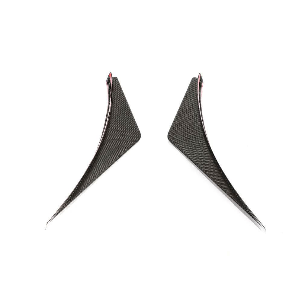 Carbon Fibre Rear Bumper Fins for Lamborghini Huracan Performante 17-19