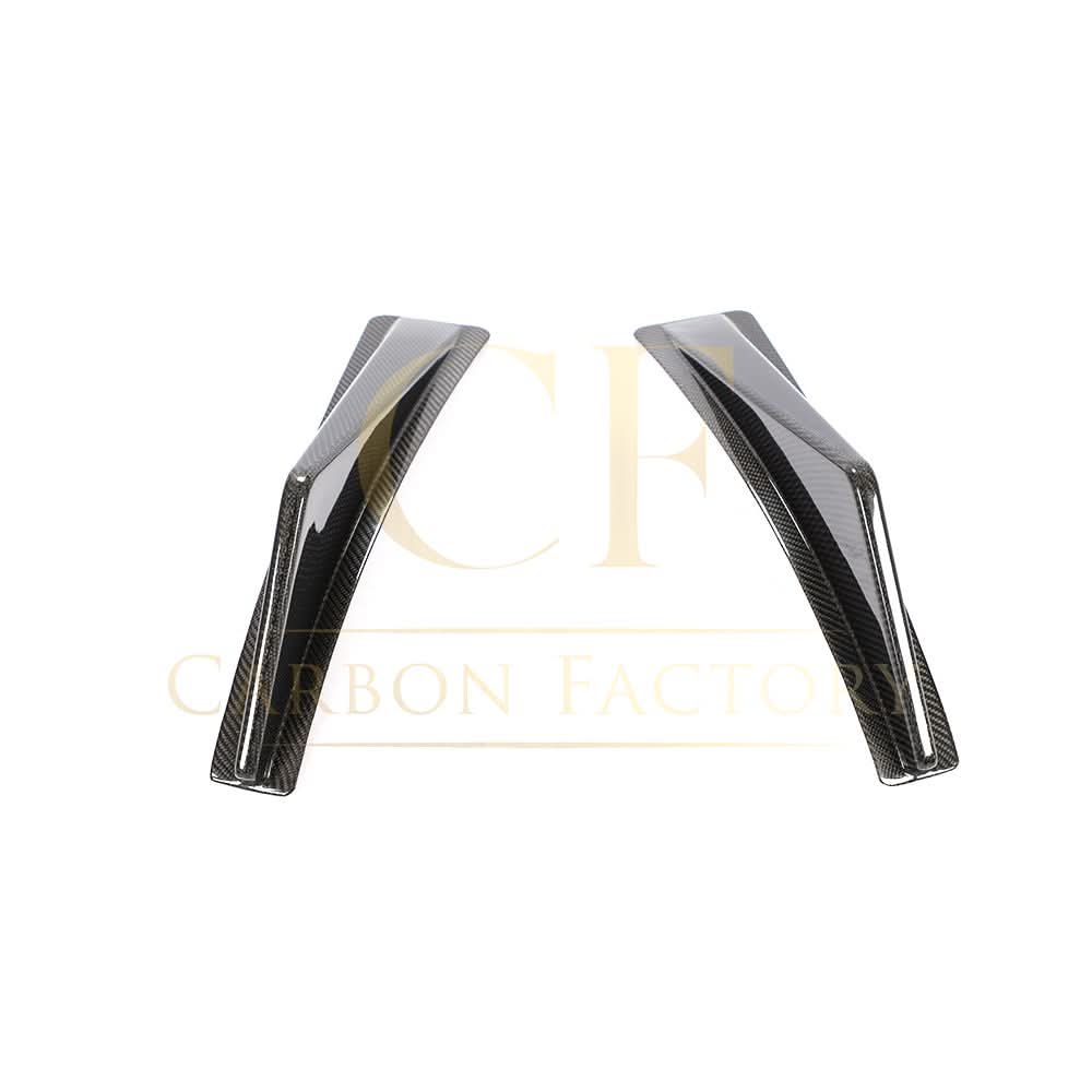 Carbon Fibre Rear Bumper Fins for Lamborghini Huracan Performante 17-19