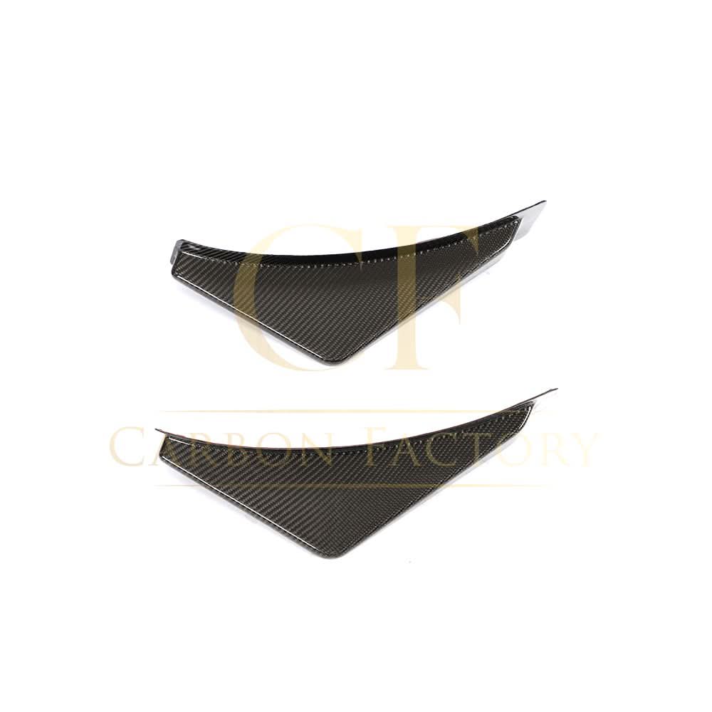Carbon Fibre Rear Bumper Fins for Lamborghini Huracan Performante 17-19