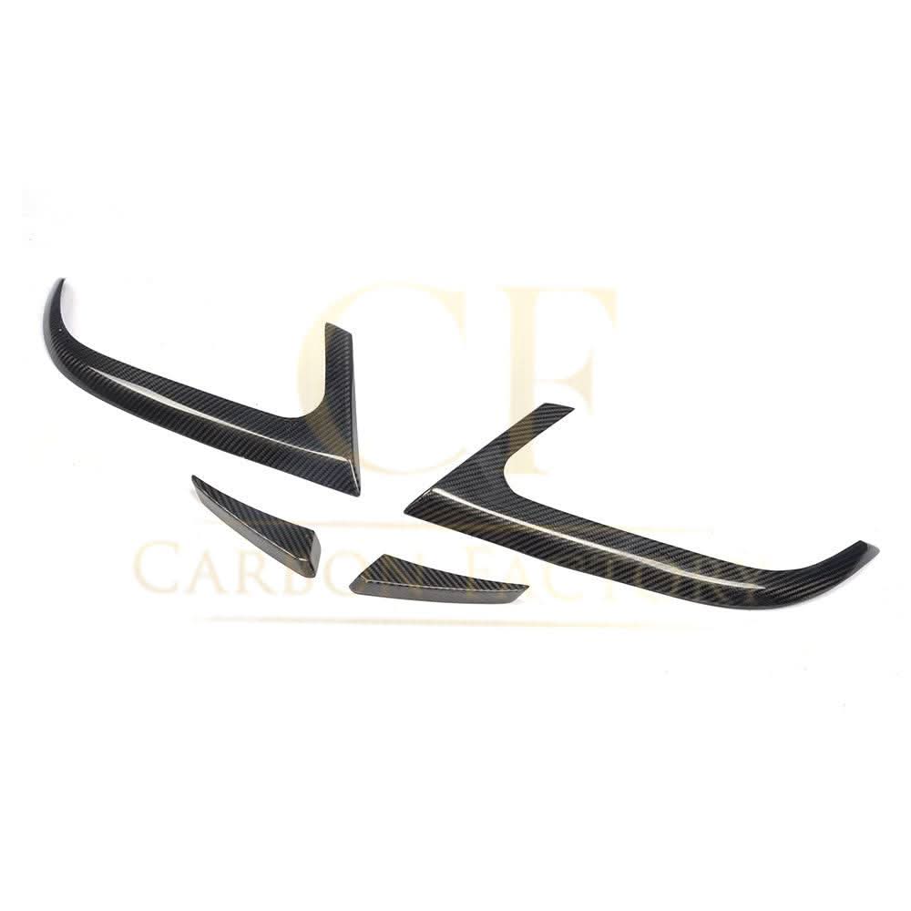 Carbon Fibre Rear Bumper Trims (4 Pieces) for Mercedes Benz W117 CLA 13-15