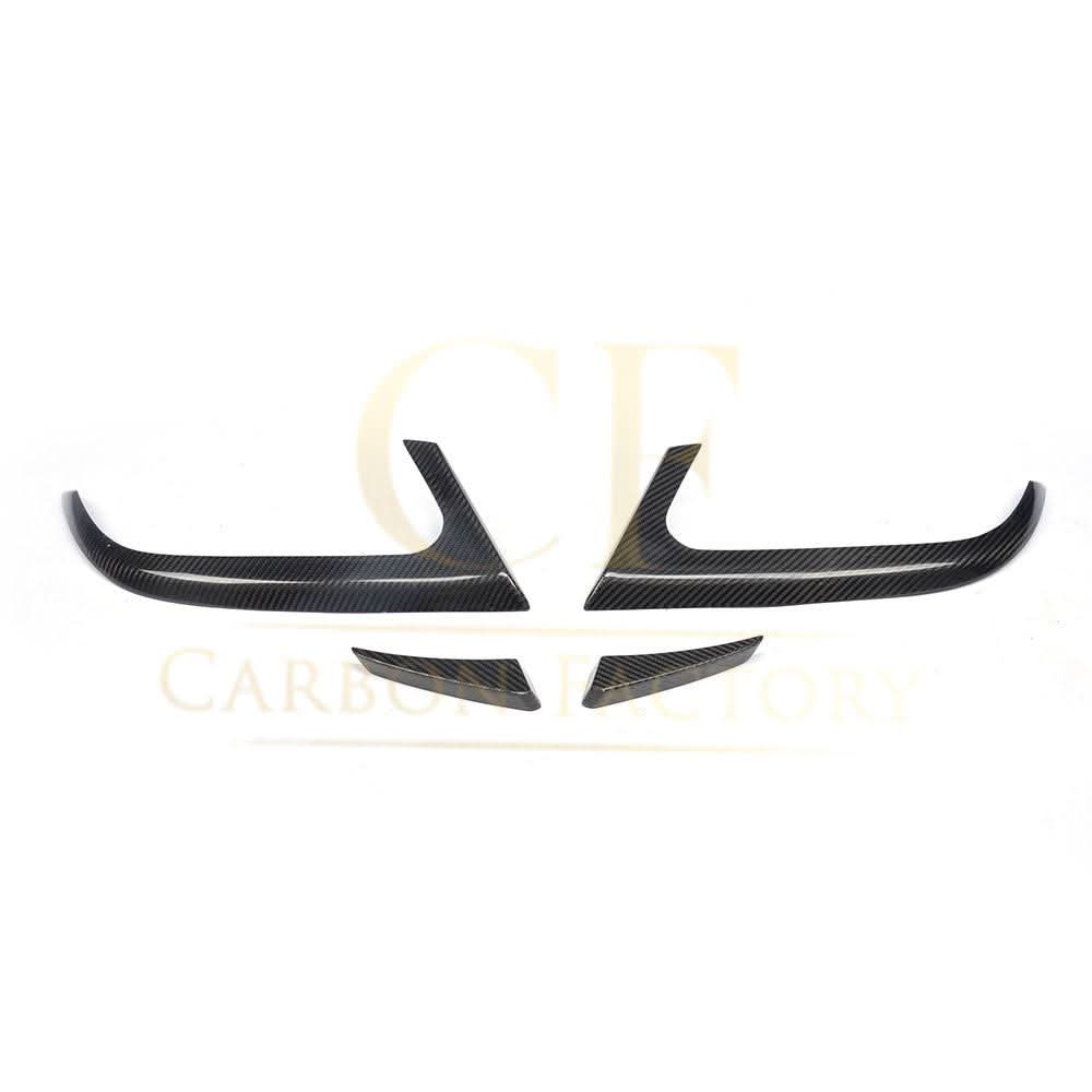 Carbon Fibre Rear Bumper Trims (4 Pieces) for Mercedes Benz W117 CLA 13-15