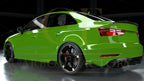 Carbon Fibre Rear Bumper Trims for Audi 8V RS3 Saloon 17-20