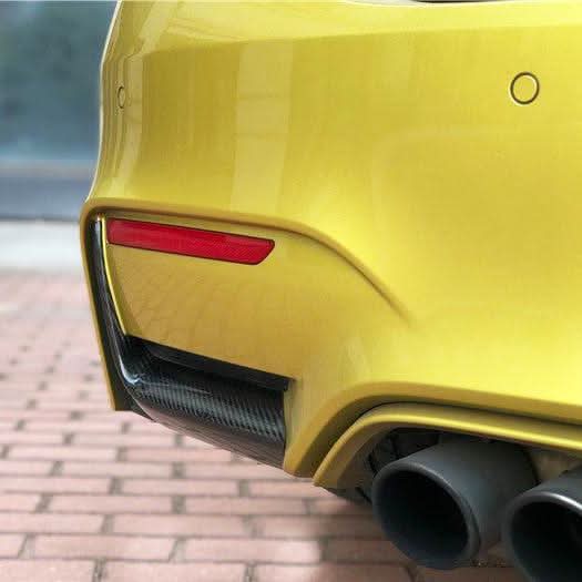 Carbon Fibre Rear Bumper Trims for BMW F80 M3 F82 F83 M4 14-20