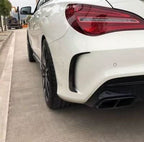 Carbon Fibre Rear Bumper Trims for Mercedes Benz W117 CLA 13-19