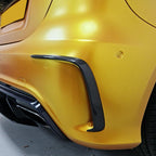 Carbon Fibre Rear Bumper Trims for Mercedes Benz W176 A Class 13-18
