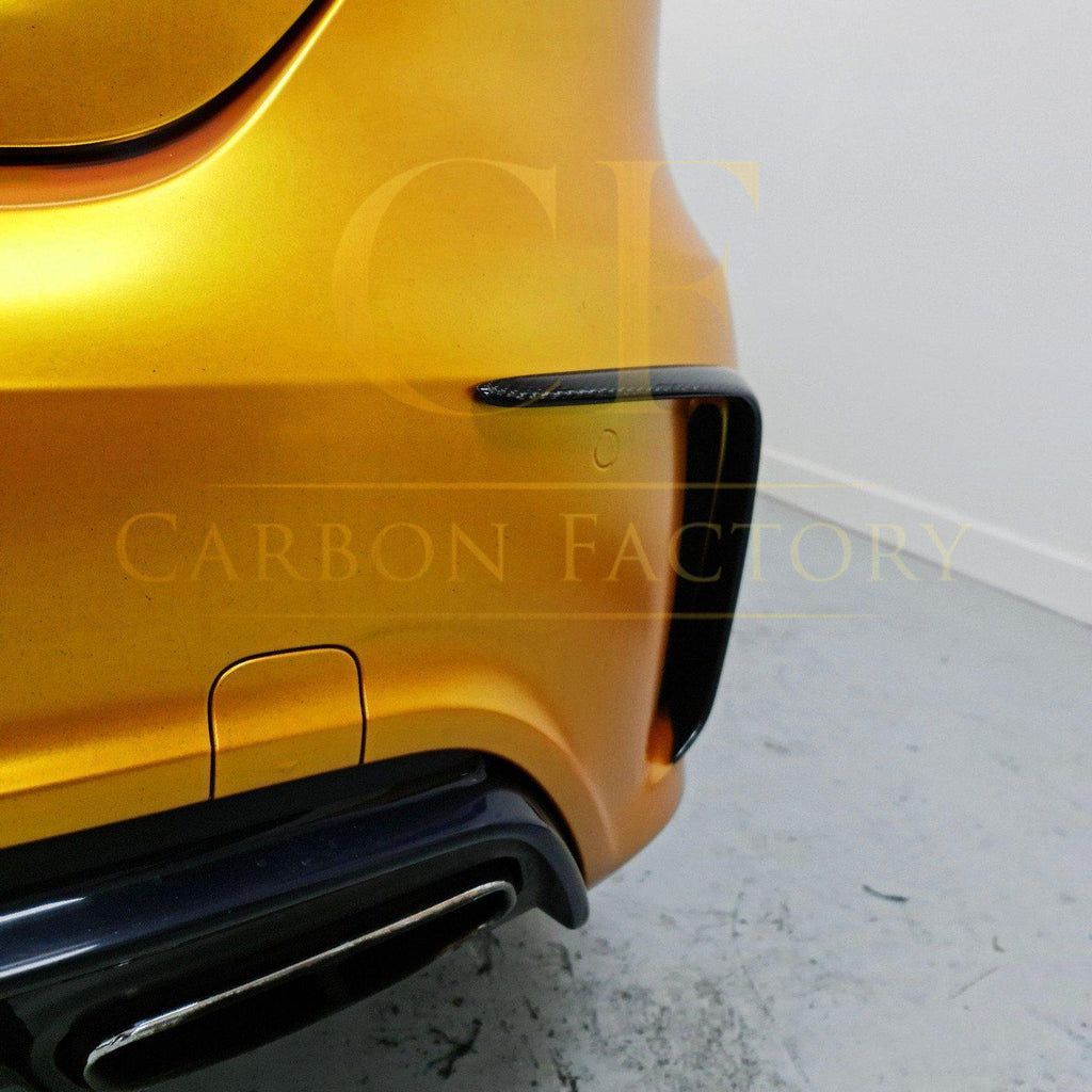 Carbon Fibre Rear Bumper Trims for Mercedes Benz W176 A Class 13-18