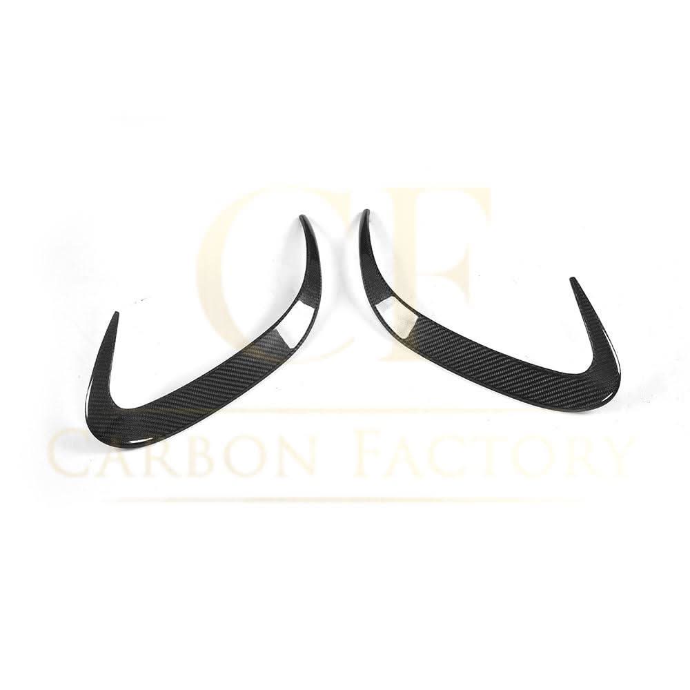 Carbon Fibre Rear Bumper Trims for Mercedes Benz W222 S Class Coupe 14-17