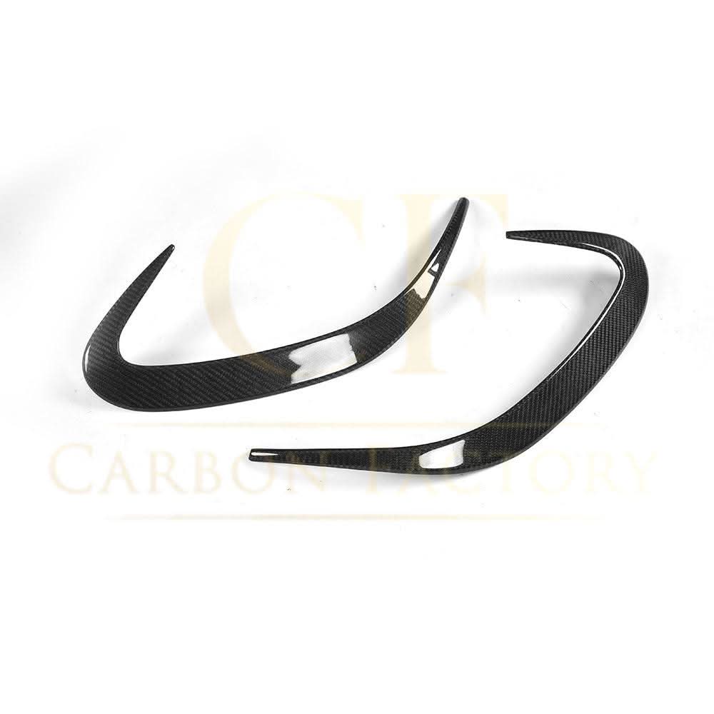 Carbon Fibre Rear Bumper Trims for Mercedes Benz W222 S Class Coupe 14-17